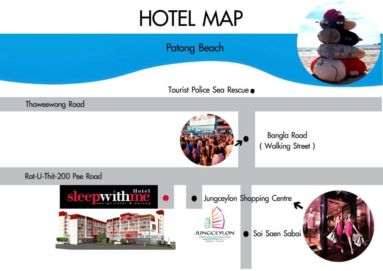Sleep With Me Hotel Design Hotel @ Patong Екстериор снимка